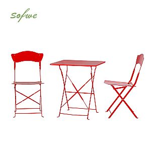 Metal Outdoor Folding Patio Table And Chairs