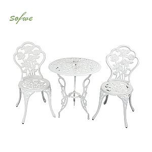 Cast Antique Outdoor Aluminum Bistro Sets