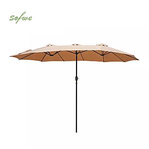 15Ft Double-Sided Patio Market Umbrellas Wholesale