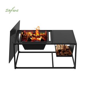 39 inch Outdoor BBQ Fire Pit Table