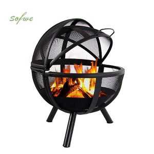 Outdoor Sphere Flaming Ball Fire Pit