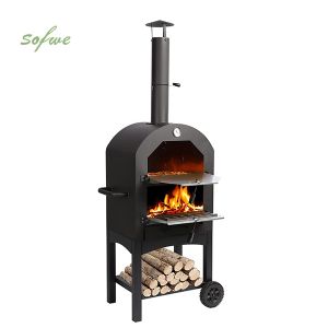 Large Wood-Fired Outdoor Pizza Oven